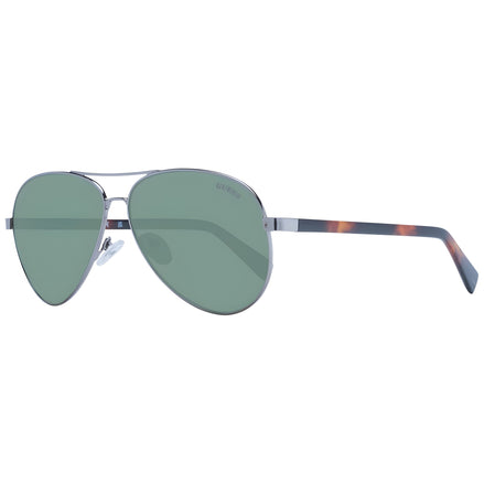 Ochelari de soare Guess gri din metal aviator