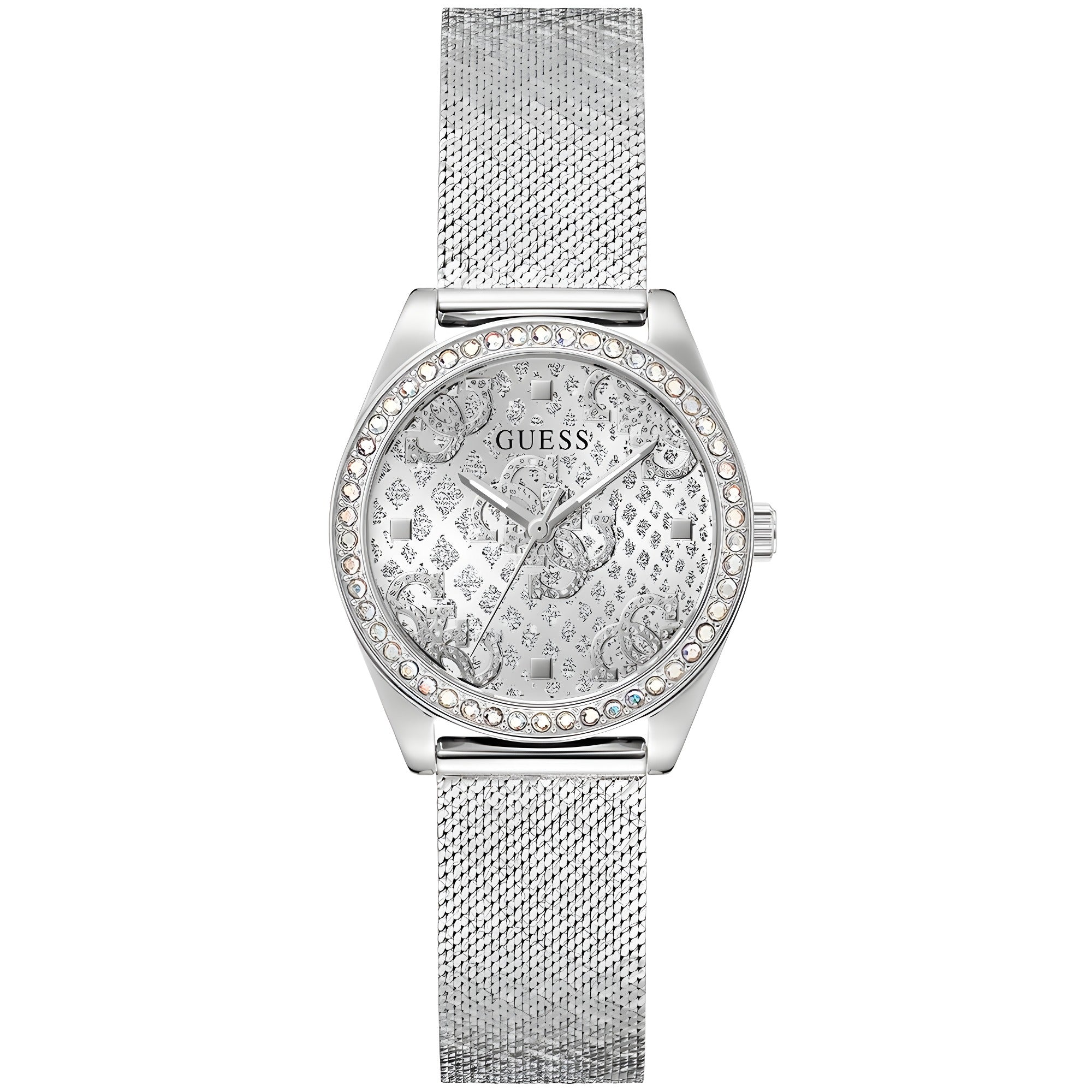 Guess Gray Stainless Steel Dress Watch