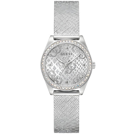 Guess Gray Stainless Steel Dress Watch