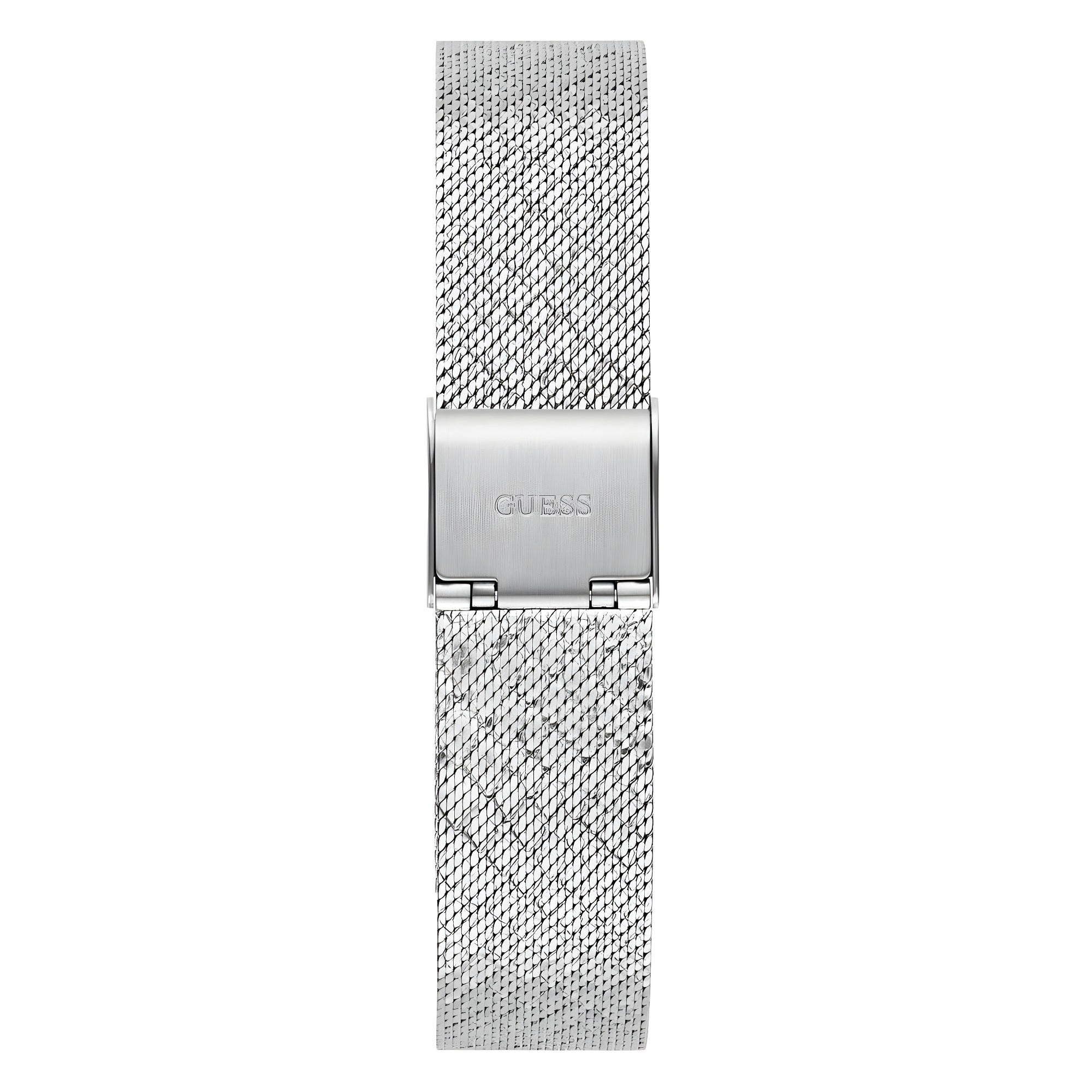 Guess Gray Stainless Steel Dress Watch