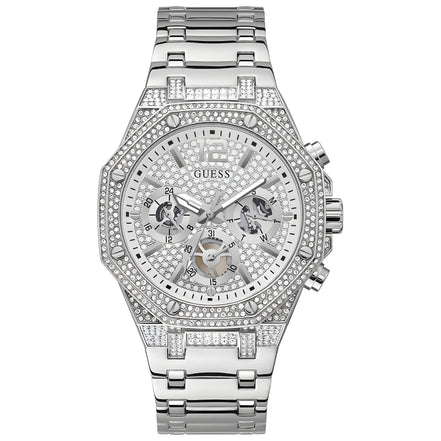 Guess Gray Stainless Steel Dress Watch