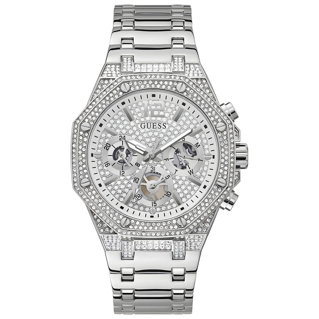 Guess Gray Stainless Steel Dress Watch