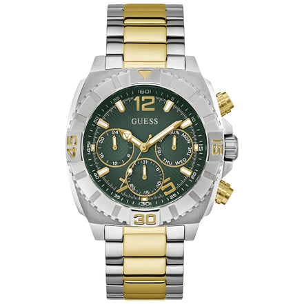 Ceas Guess multicolor din oțel inoxidabil cu brățară