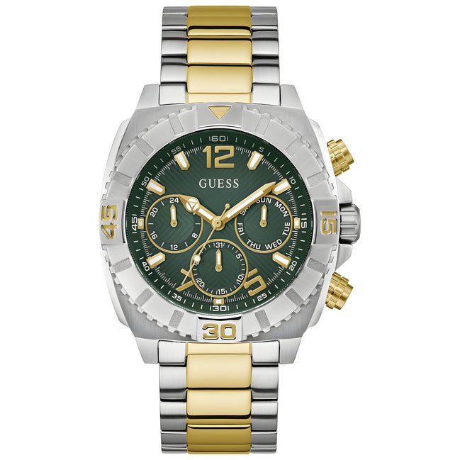 Ceas Guess multicolor din oțel inoxidabil cu brățară