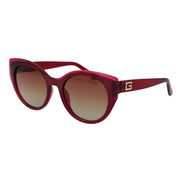 Ochelari de soare Guess roz din plastic