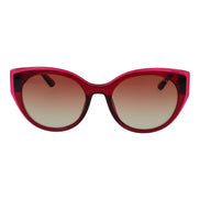 Ochelari de soare Guess roz din plastic