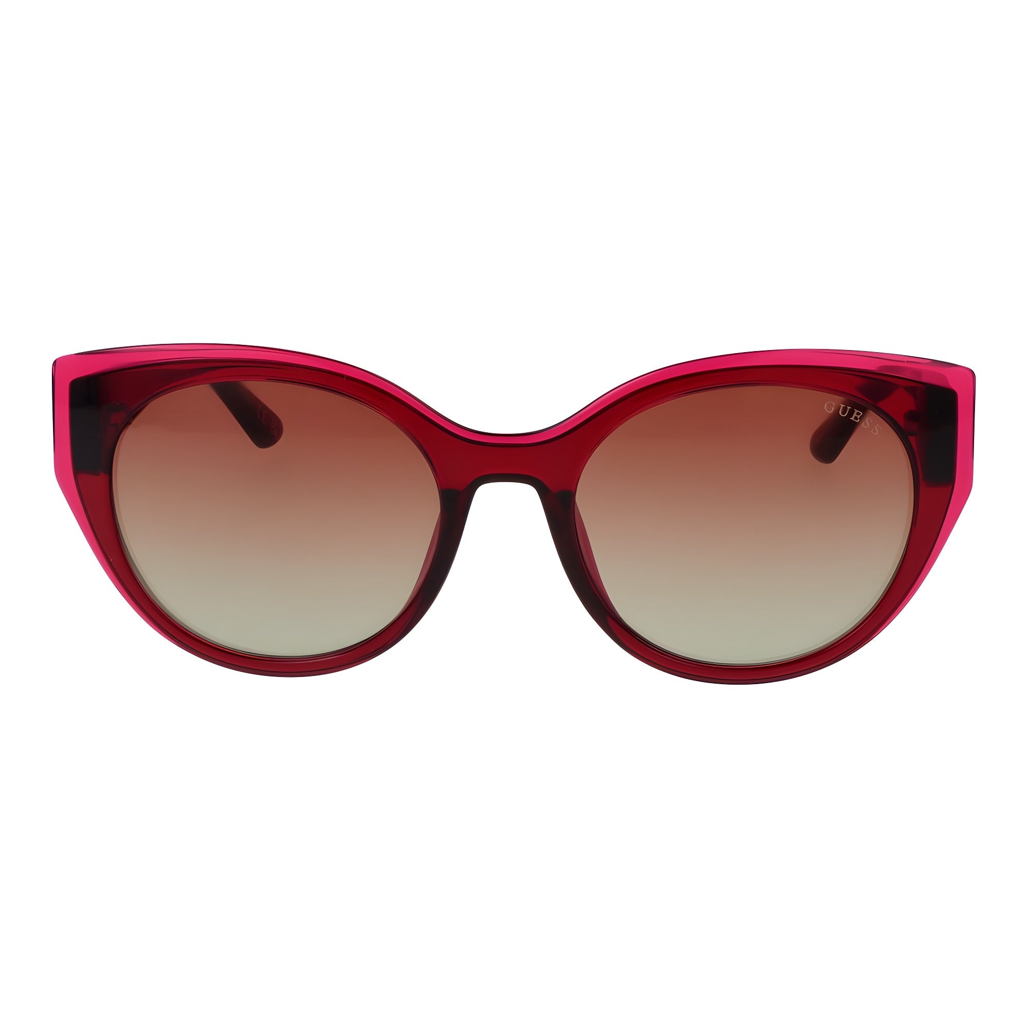 Ochelari de soare Guess roz din plastic