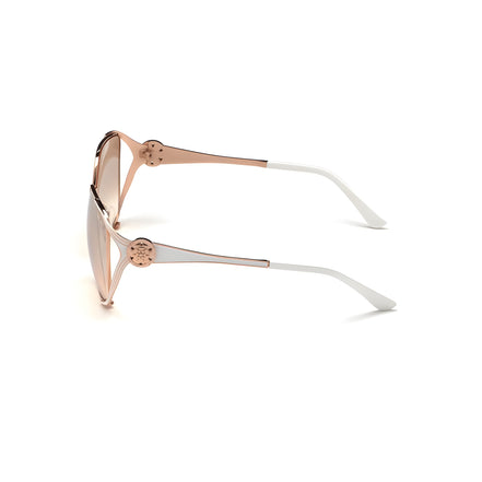 Ochelari de soare Guess roz auriu din metal