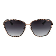 Ochelari de soare Guess roz-aurii din metal