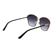 Ochelari de soare Guess roz-aurii din metal