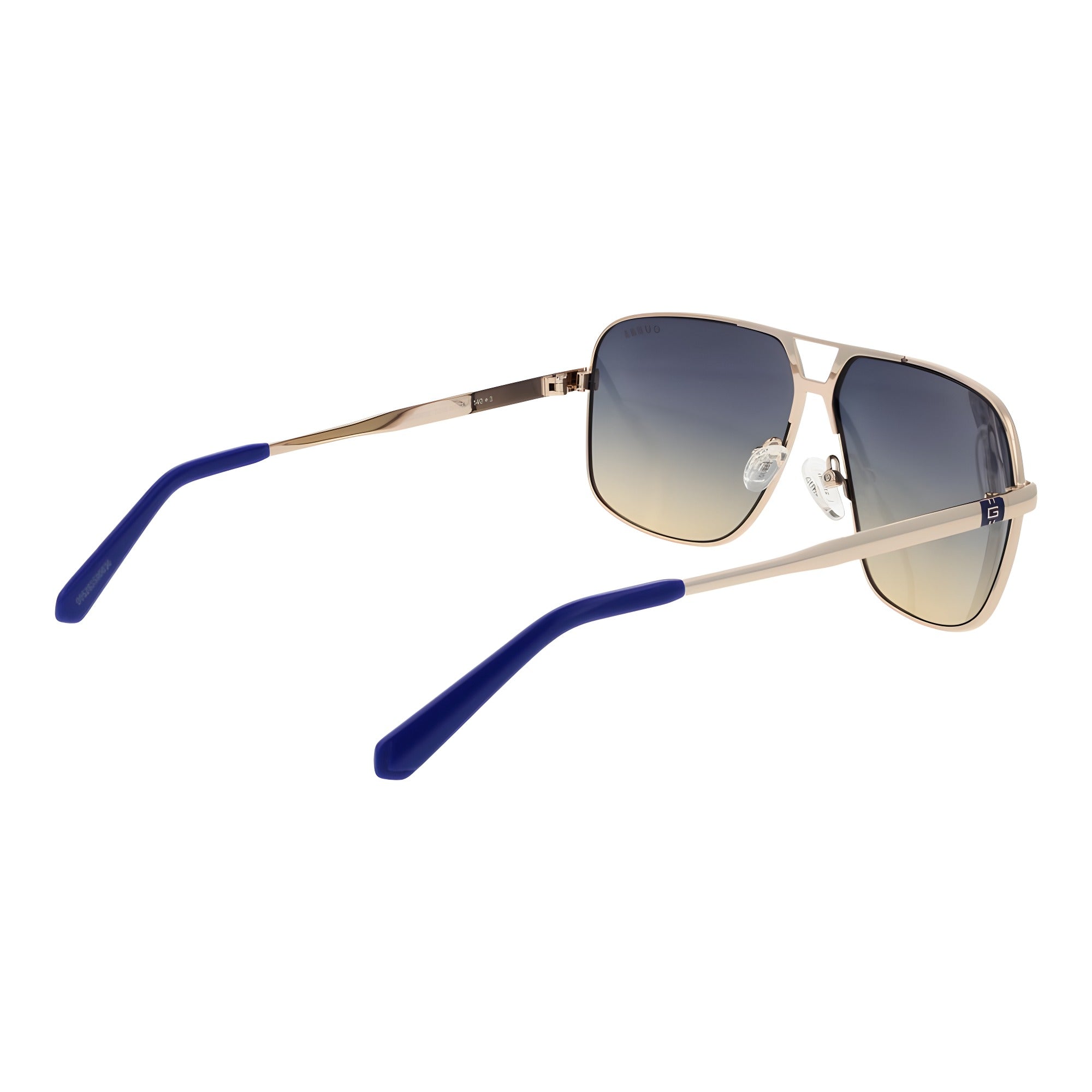 Ochelari de soare Guess tip aviator, metalici argintii
