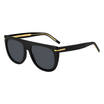 Ochelari de soare Hugo Boss negri din acetat