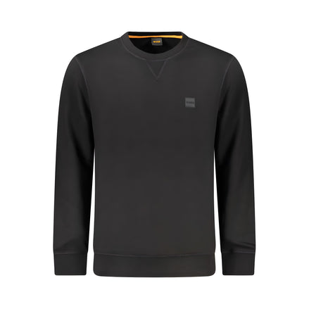 Pulover Hugo Boss negru din bumbac