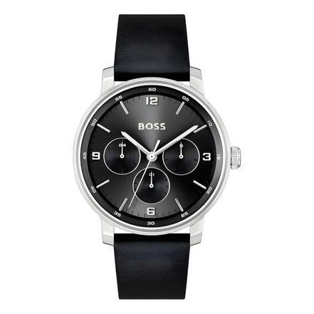 Hugo Boss Black Leather Dress Watch