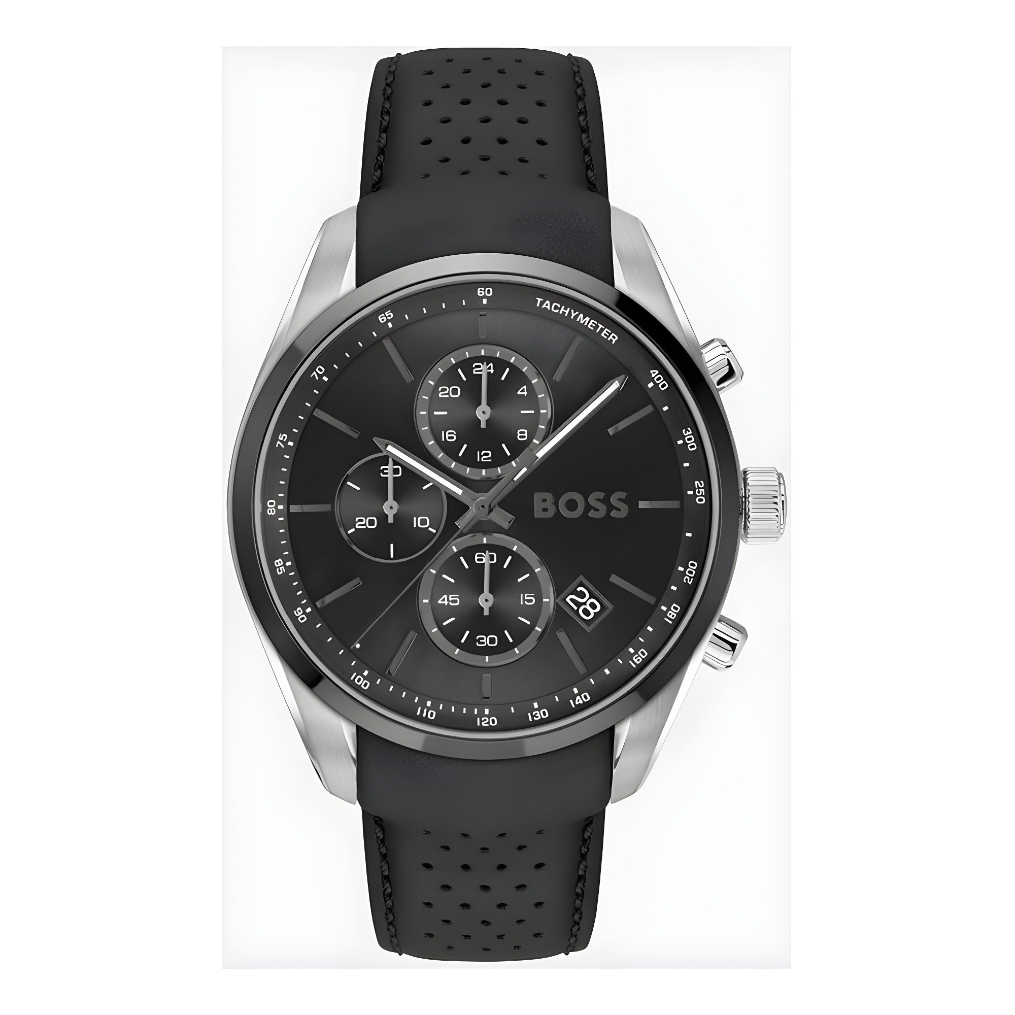Ceas Hugo Boss negru din piele
