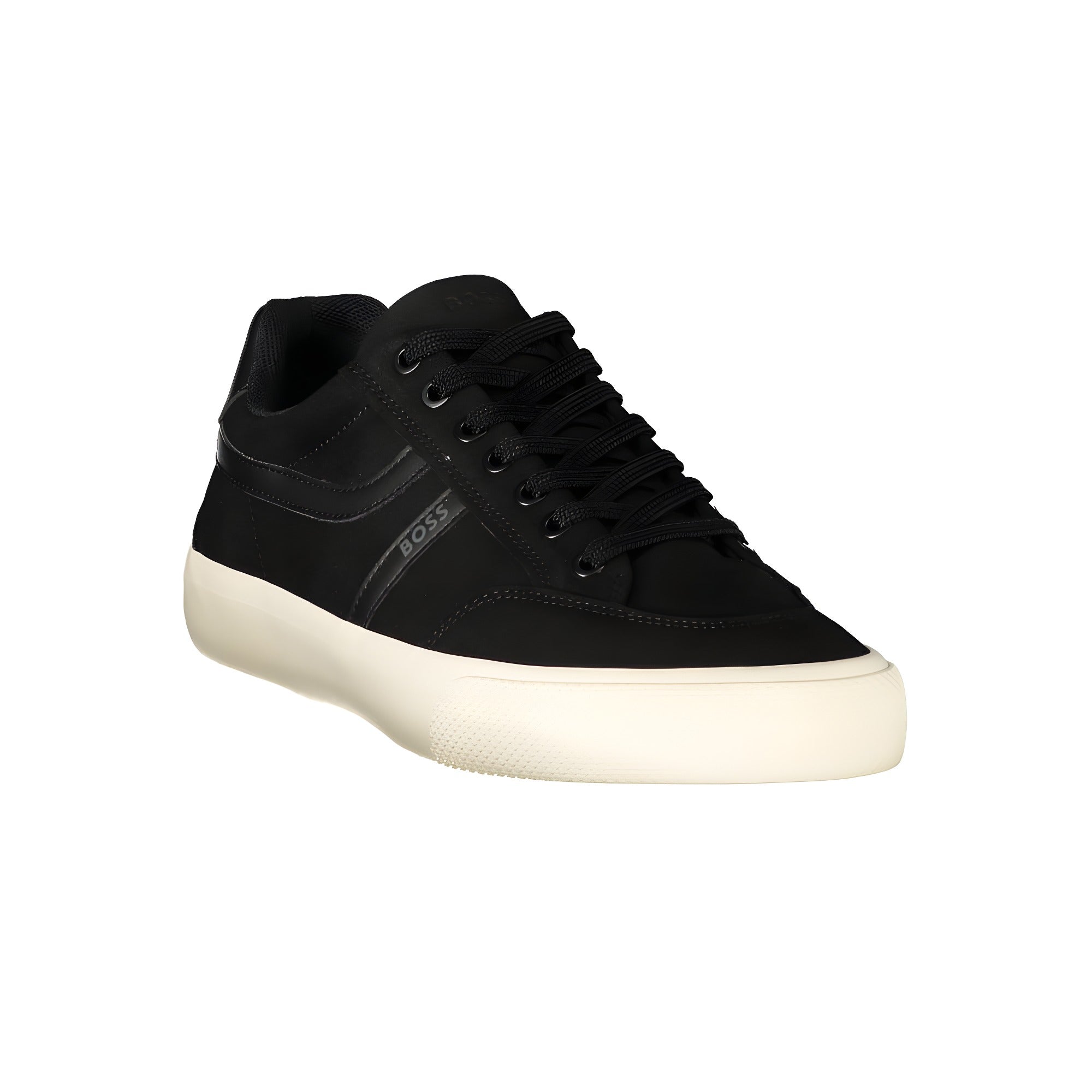 Sneakers Hugo Boss negri din poliuretan pentru bărbați