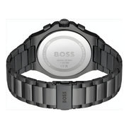 Ceas Hugo Boss negru din oțel inoxidabil cu brățară