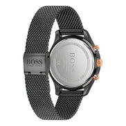 Ceas Hugo Boss negru din oțel inoxidabil