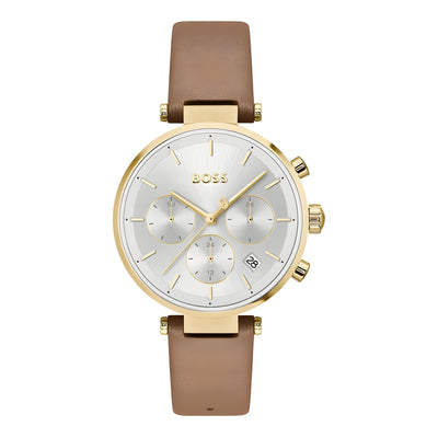 Ceas Hugo Boss maro din piele