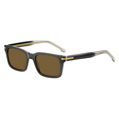 Ochelari de soare Hugo Boss gri din acetat