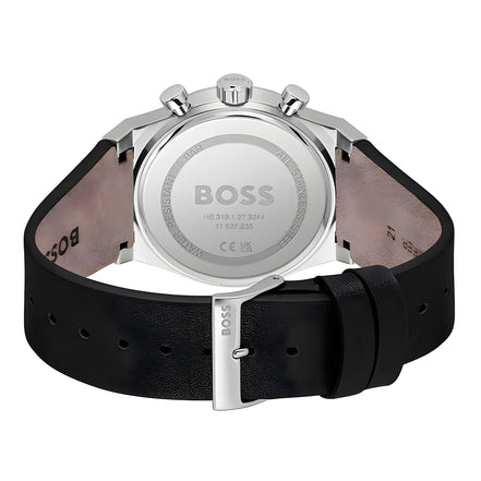 Ceas Hugo Boss gri din piele