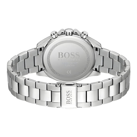 Ceas Hugo Boss gri din oțel inoxidabil cu brățară
