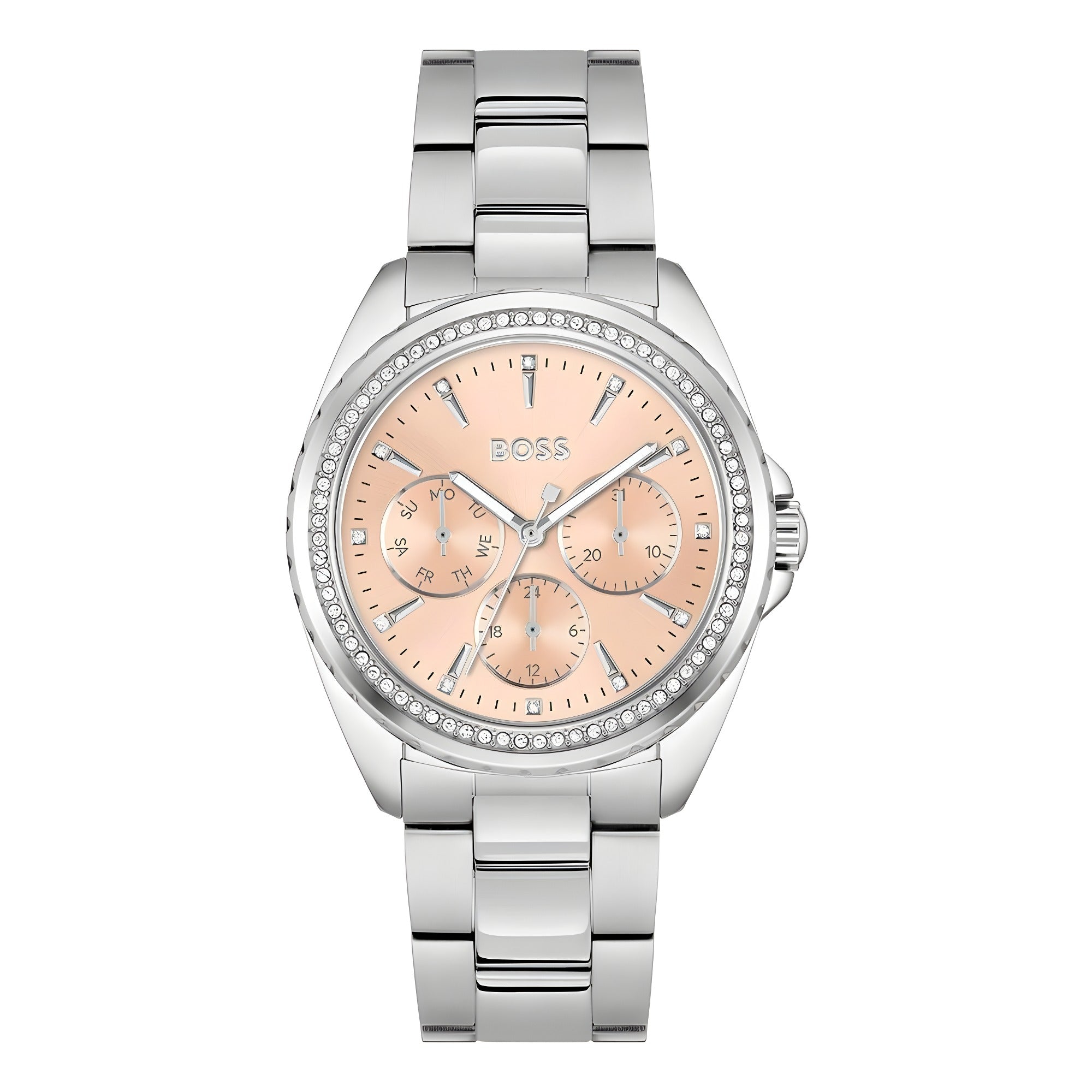 Hugo Boss Gray Stainless Steel Dress Watch
