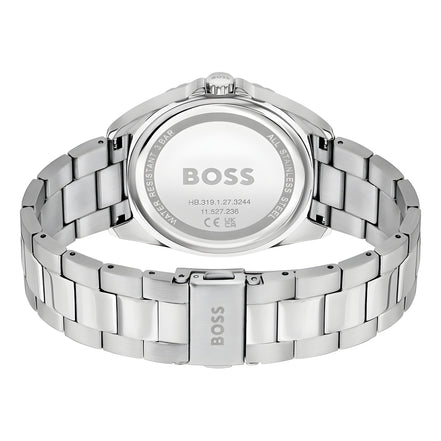 Hugo Boss Gray Stainless Steel Dress Watch