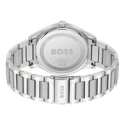 Ceas Hugo Boss gri din oțel inoxidabil