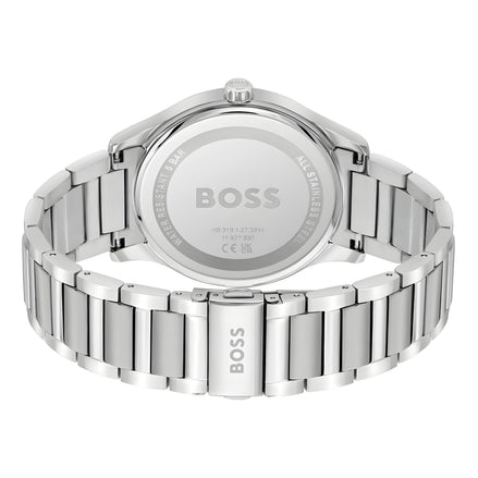 Ceas Hugo Boss gri din oțel inoxidabil