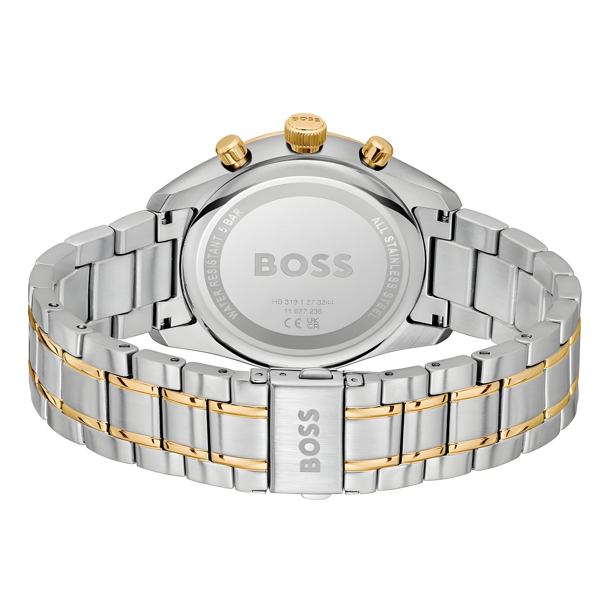 Ceas Hugo Boss gri din oțel inoxidabil