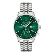 Hugo Boss Grey Stainless Steel Dress Watch