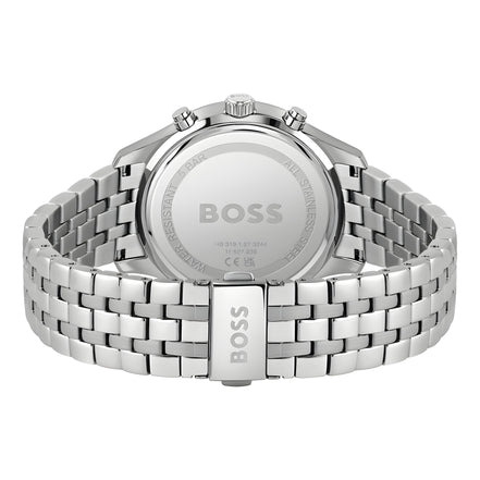 Hugo Boss Grey Stainless Steel Dress Watch