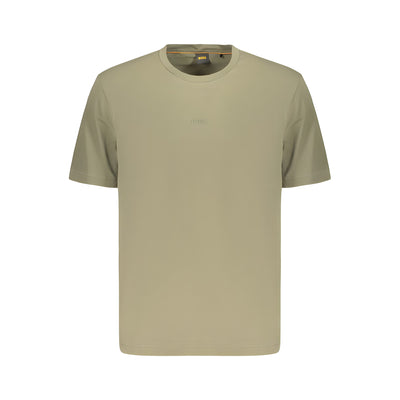 Tricou Hugo Boss verde din bumbac pentru bărbați