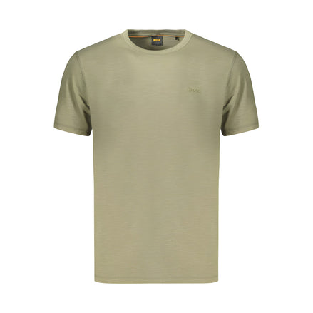 Hugo Boss Tricou Verde din Bumbac pentru Bărbați