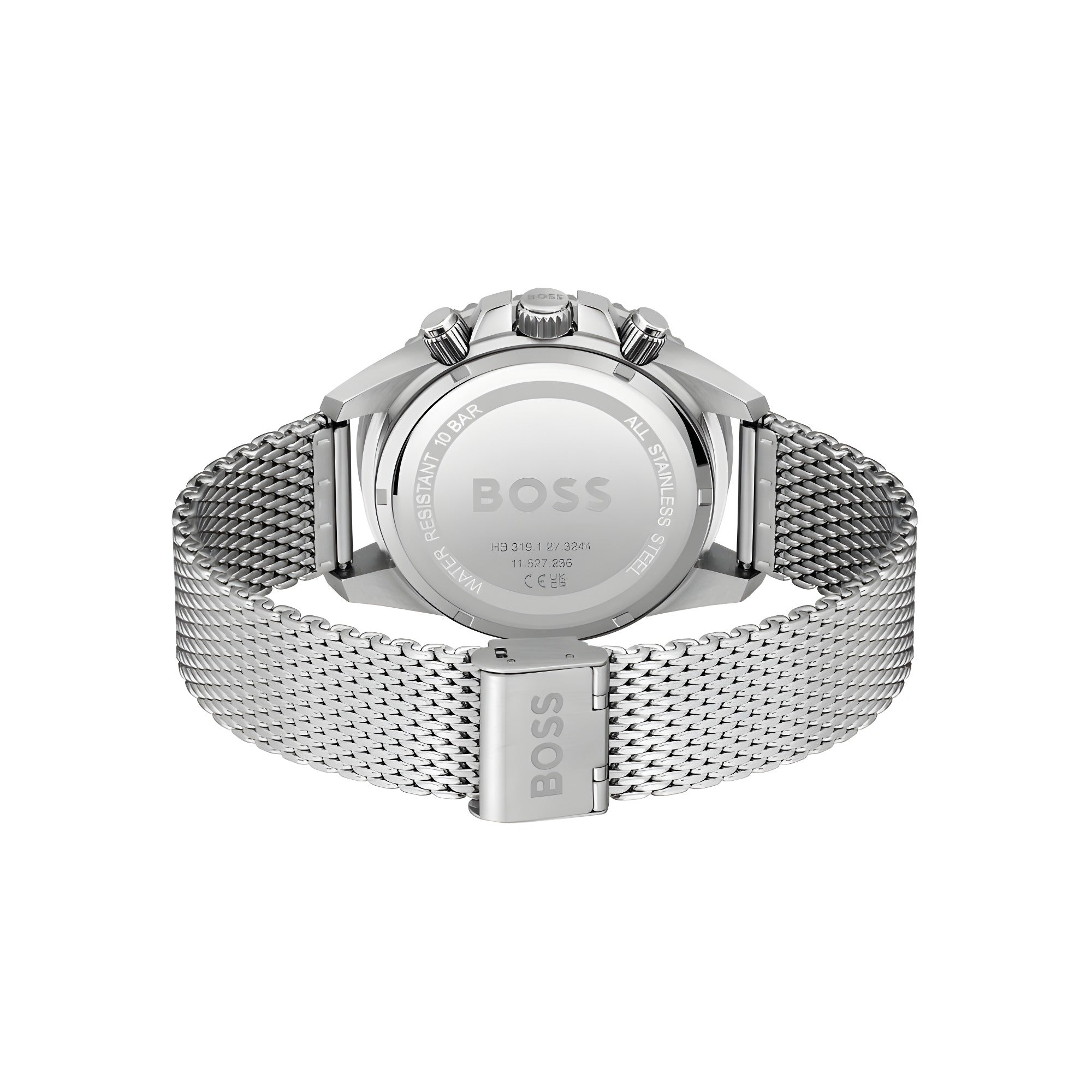 Ceas Hugo Boss gri din oțel inoxidabil