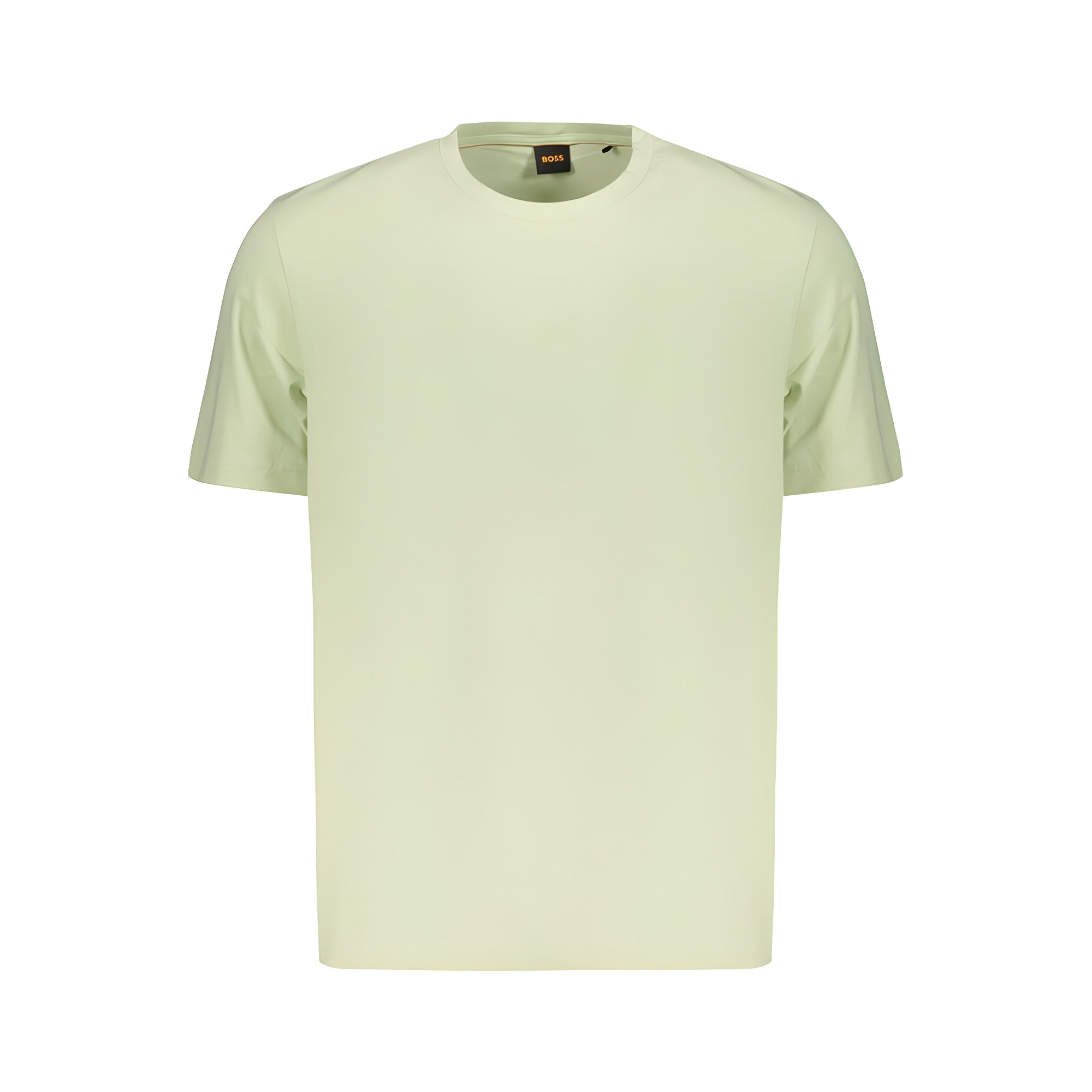 Tricou Hugo Boss verde din bumbac stretch