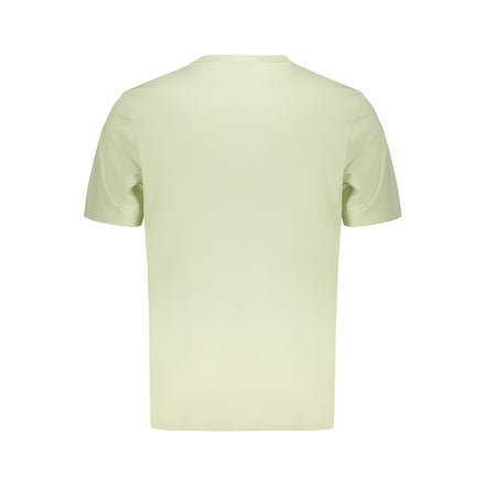 Tricou Hugo Boss verde din bumbac stretch