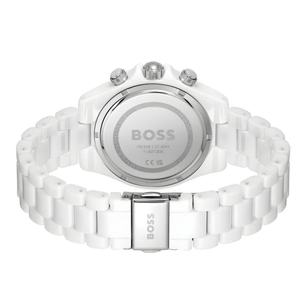 Ceas Hugo Boss alb din ceramică