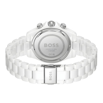 Ceas Hugo Boss alb din ceramică