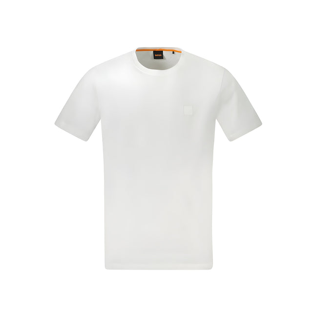 Hugo Boss White Cotton Men T-Shirt