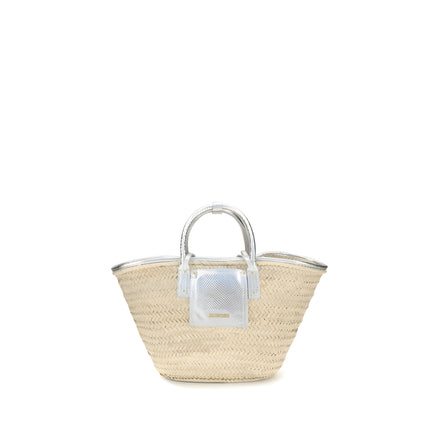 Jacquemus Beige Raffia Handbag