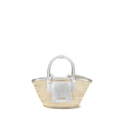 Jacquemus Beige Raffia Handbag