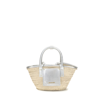 Jacquemus Beige Raffia Handbag