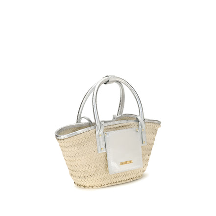 Jacquemus Beige Raffia Handbag