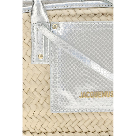 Jacquemus Beige Raffia Handbag