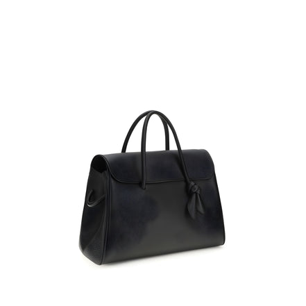 Jacquemus Black Leather Handbag
