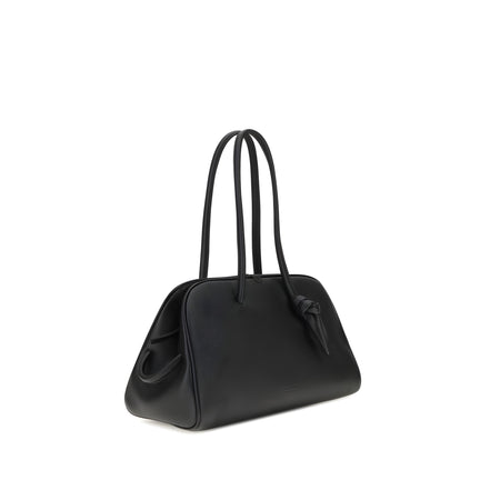 Jacquemus Black Leather Handbag