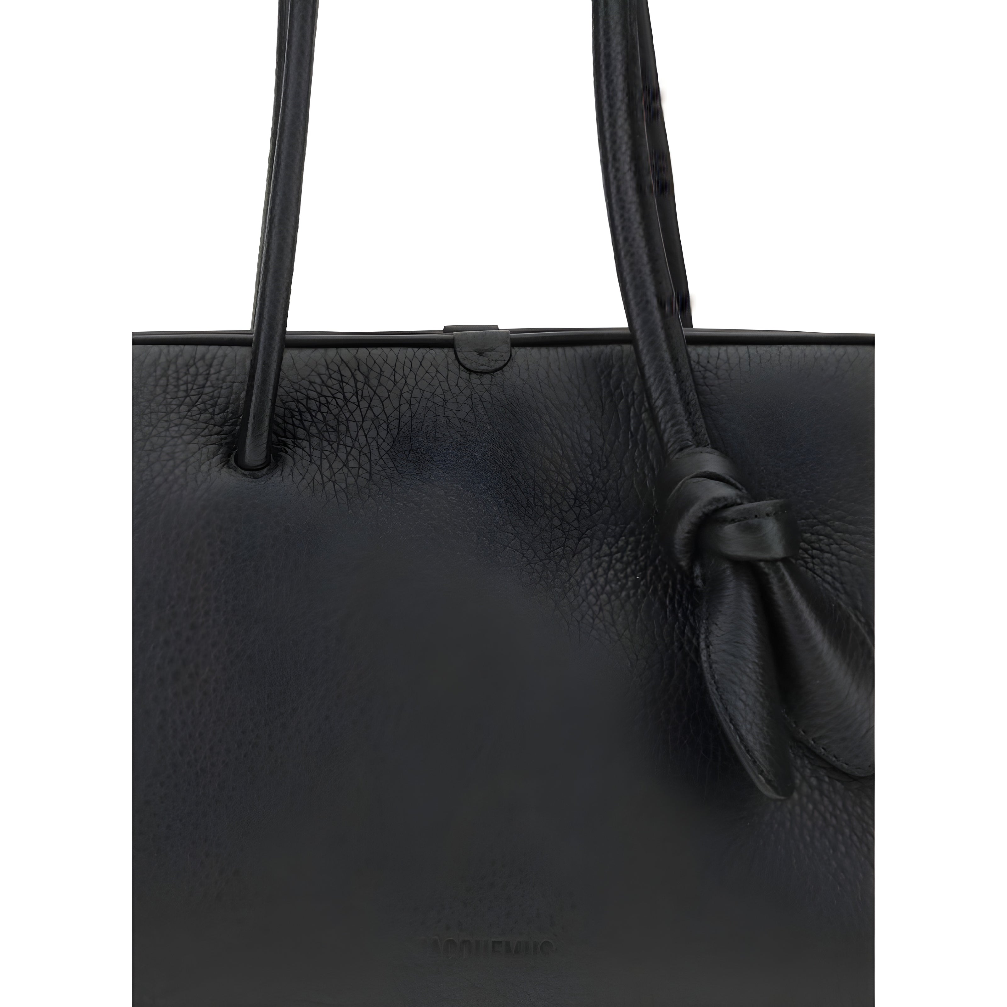 Jacquemus Black Leather Handbag