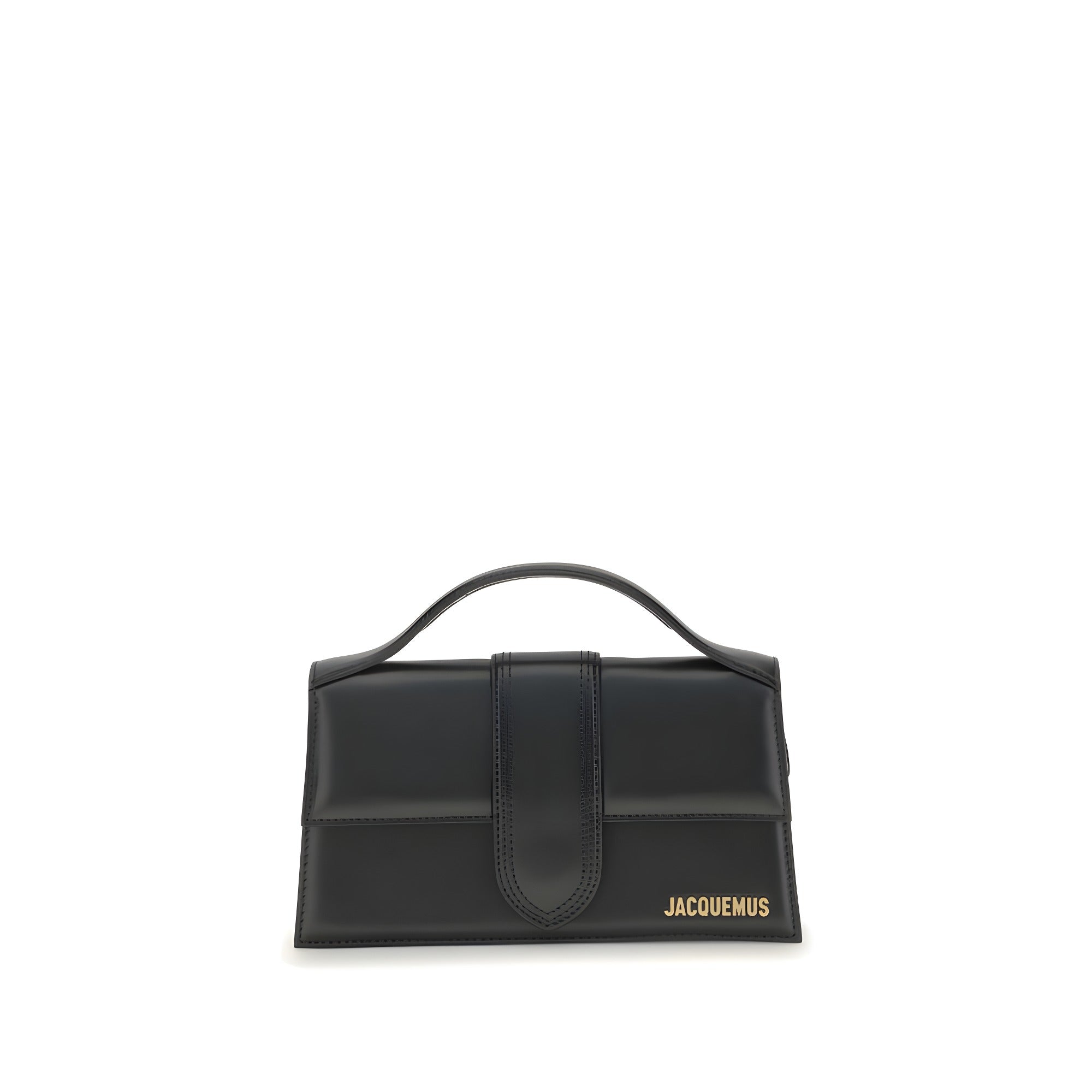 Geantă Jacquemus Bambino neagră din piele